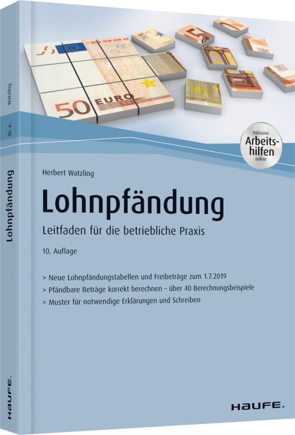 Lohnpfändung - mit Arbeitshilfen online