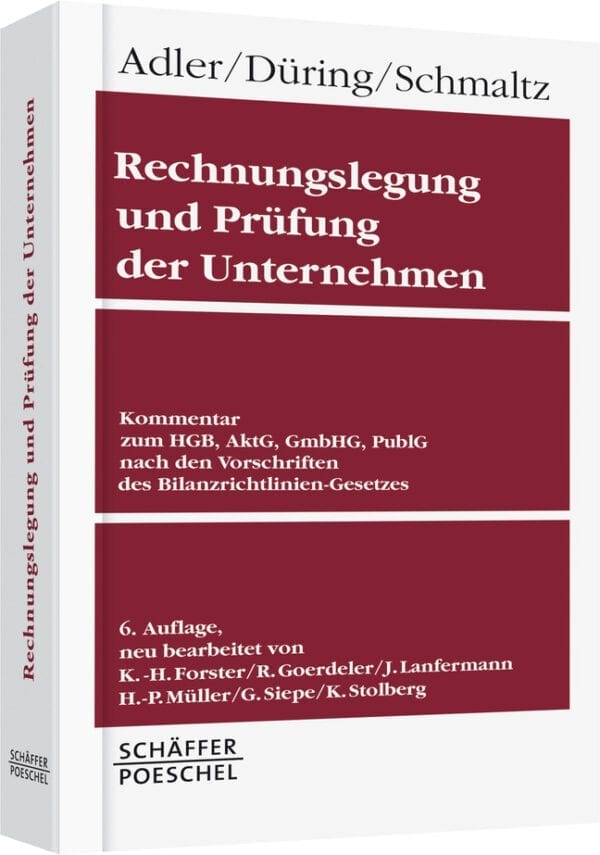 Rechnungslegung und Prüfung der Unternehmen (Gesamtausgabe)