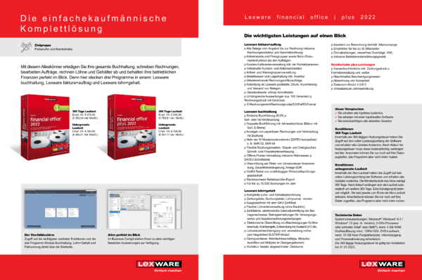 LEXWARE Financial Office 2025 – Bild 2