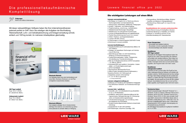 LEXWARE Financial Office 2025 – Bild 4