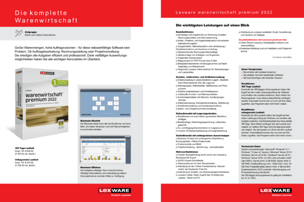 Lexware Warenwirtschaft 2025 – Bild 2