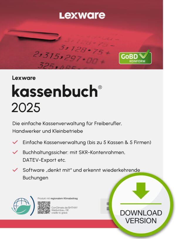 LEXWARE Kassenbuch 2025