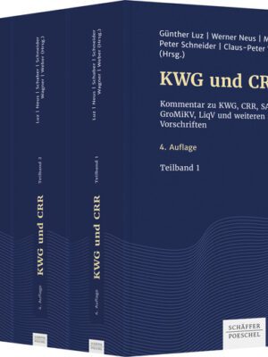 KWG und CRR (4-bändige Gesamtausgabe)