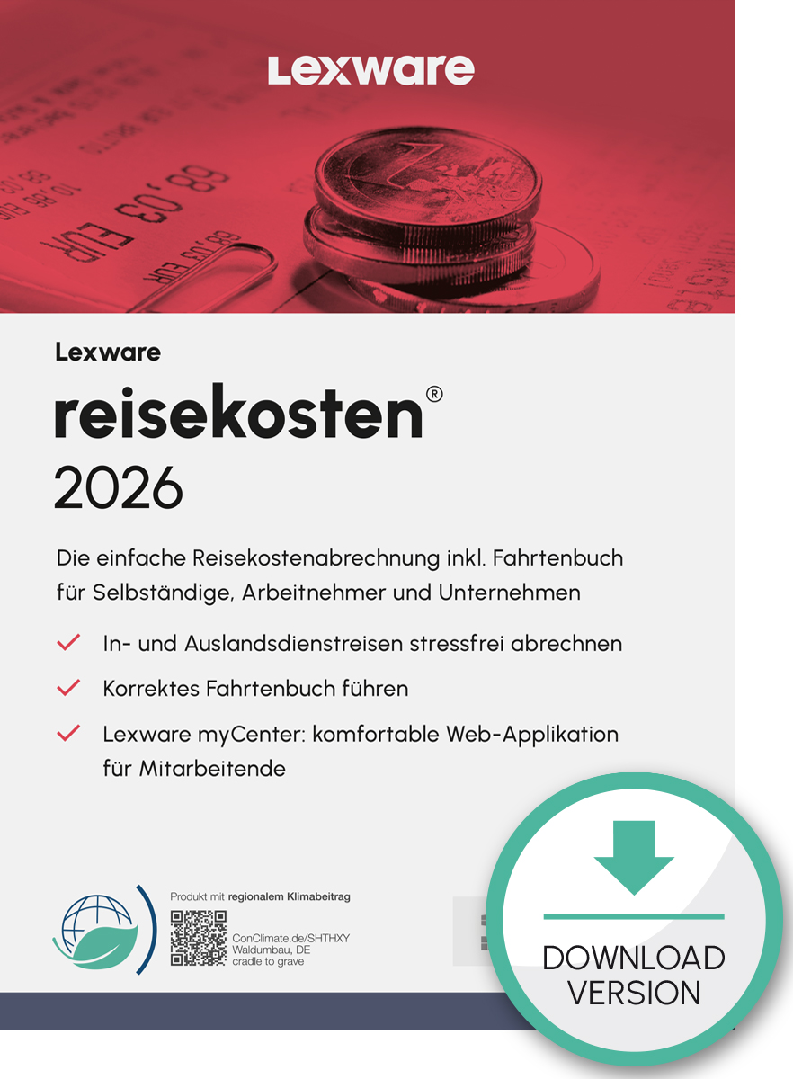LEXWARE Reisekosten 2026