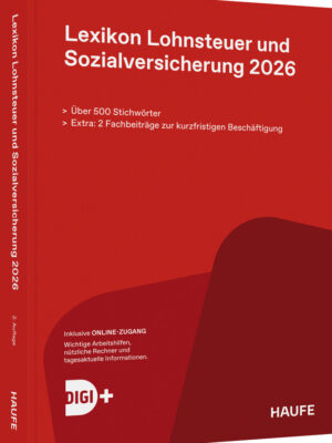 Lexikon Lohnsteuer und Sozialversicherung 2026 plus Onlinezugang